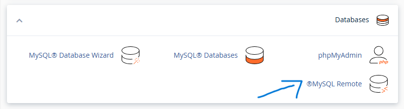 الوصول إلى خاصية MySQL عن بُعد في cPanel